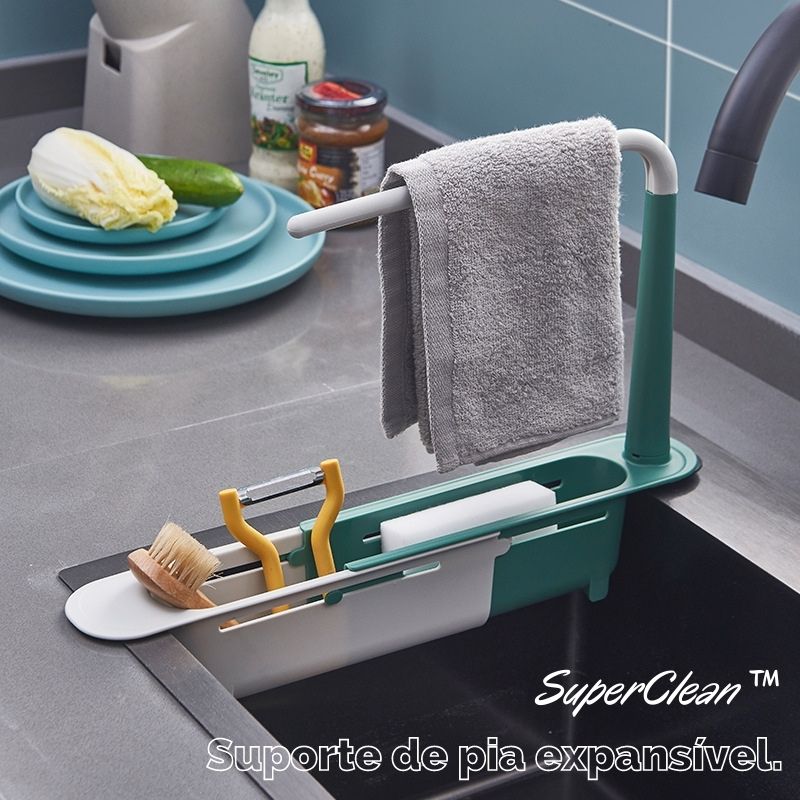 SuperClean™ - Suporte para pia ajustável (Frete Grátis hoje)