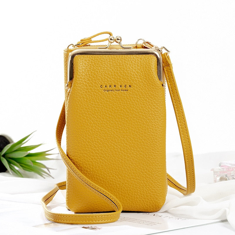 COMPRE 1 E LEVE 2 - Bolsa Crossbody de couro Crystal