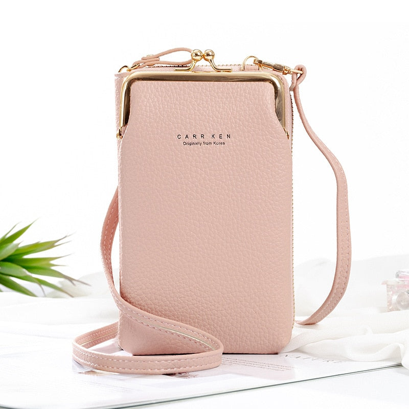 COMPRE 1 E LEVE 2 - Bolsa Crossbody de couro Crystal